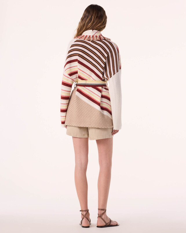 Kujten Veste Ouma Veste Cachemire Multicolore