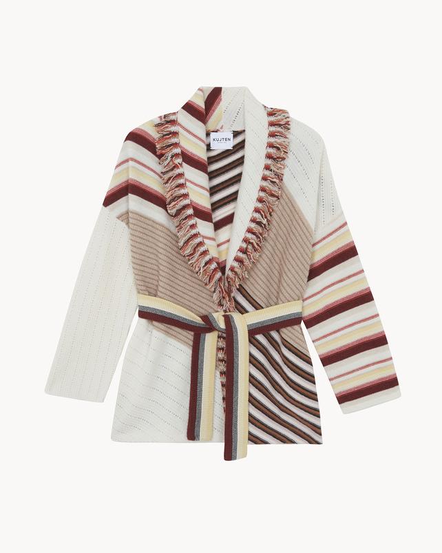 Kujten Veste Ouma Veste Cachemire Multicolore