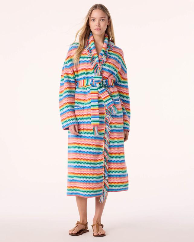 Kujten Veste Zanaba Veste Cachemire Multicolore