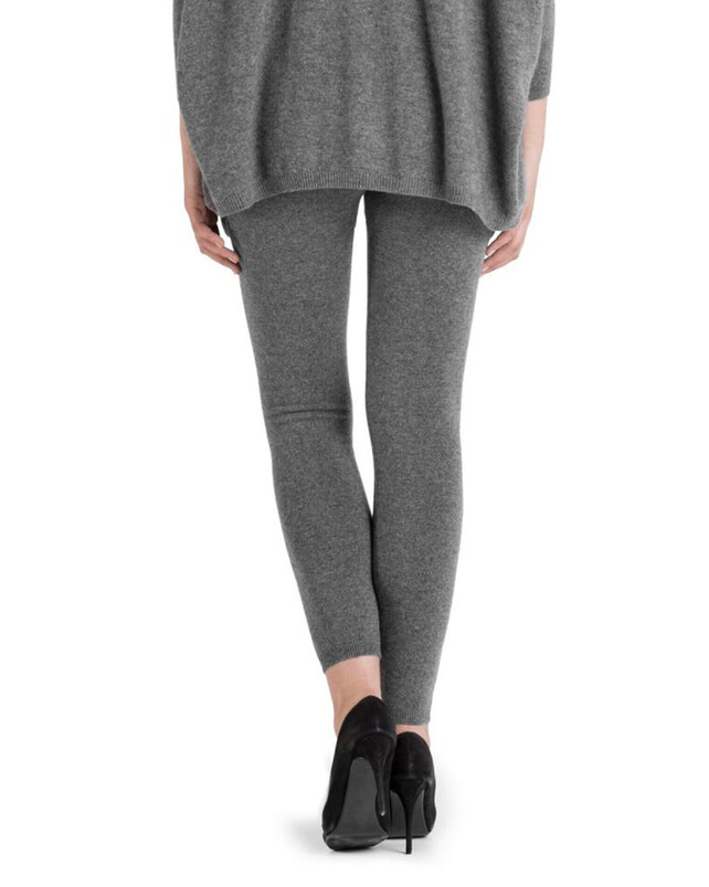 Kujten Legging Legging Legging Cachemire Couleur Unie