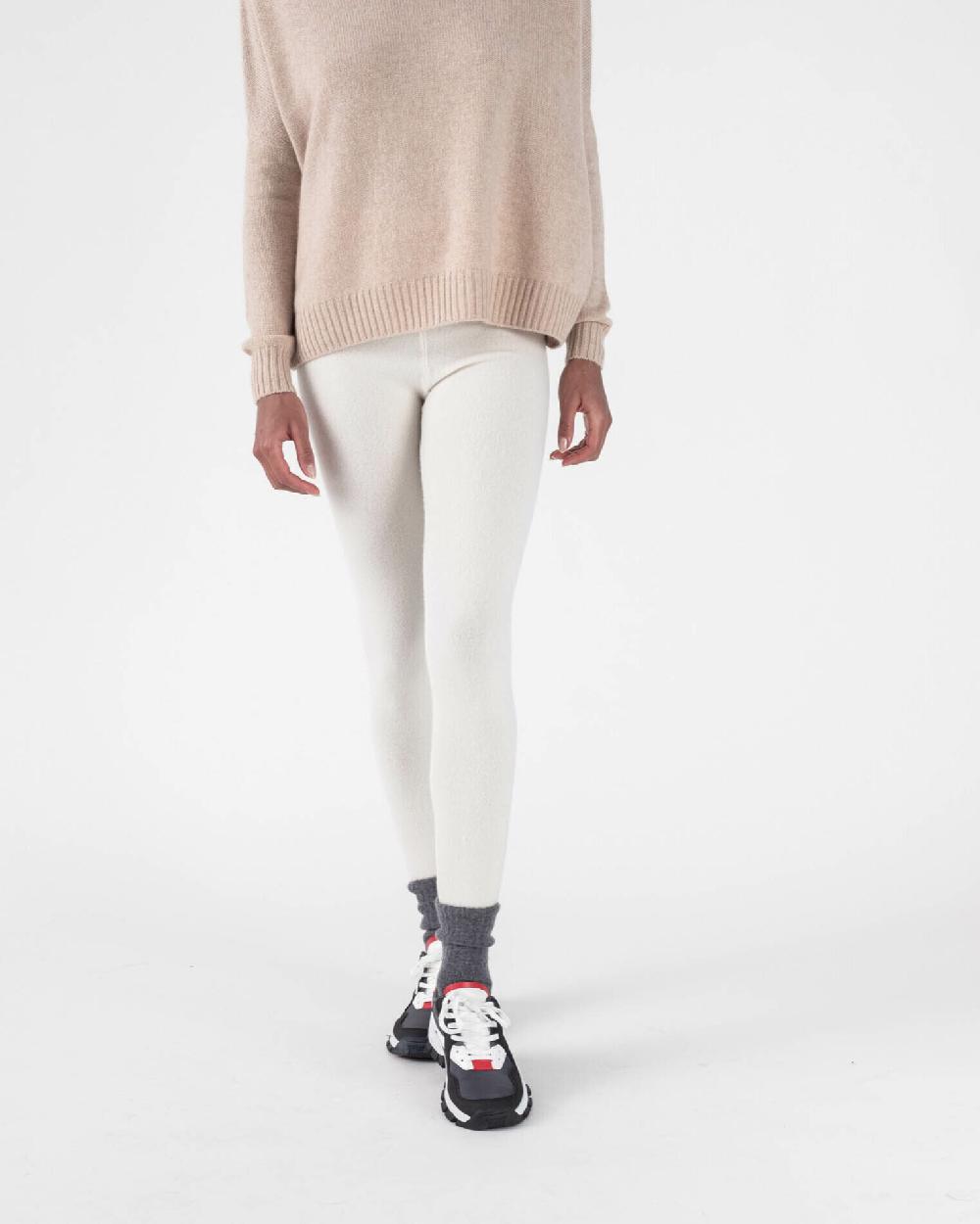 Kujten Legging Legging Legging Cachemire Couleur Unie