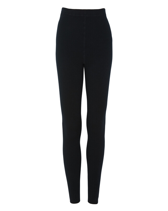 Kujten Legging Legging Legging Cachemire Couleur Unie