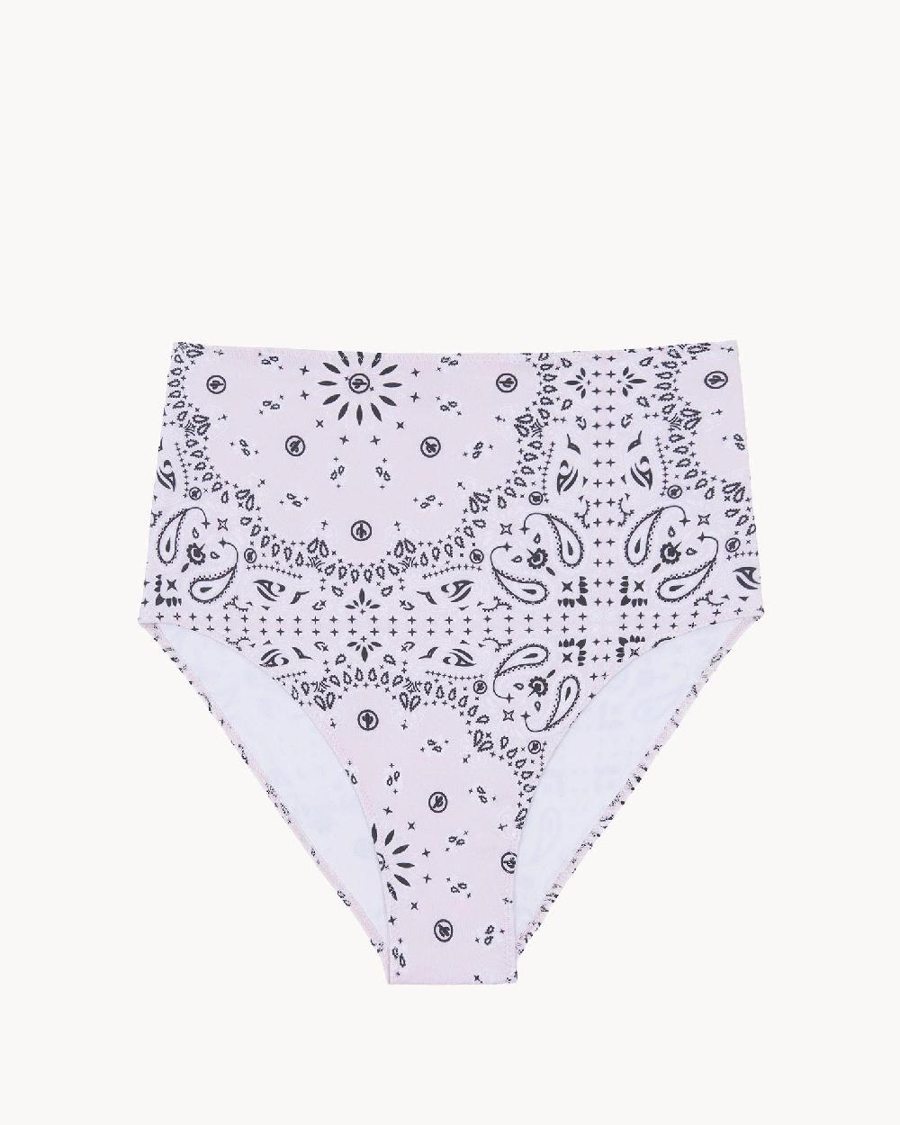 Kujten Maillot De Bain Amalfi Culotte Taille Haute Imprimée