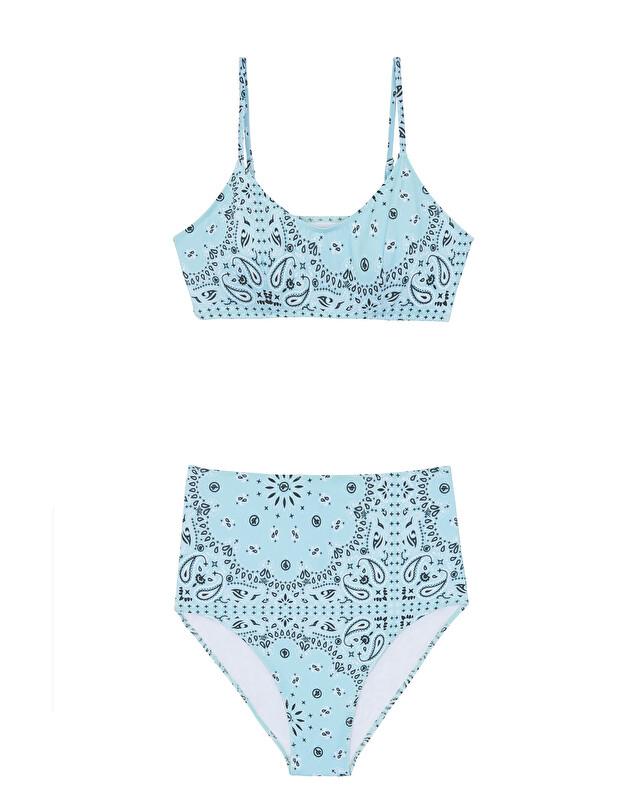 Kujten Maillot De Bain Brassiere Borgo Maillot De Bain Brassiere Imprimé