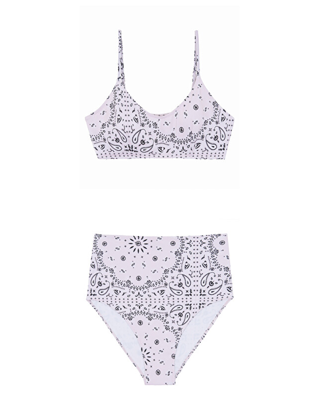 Kujten Maillot De Bain Brassiere Borgo Maillot De Bain Brassiere Imprimé