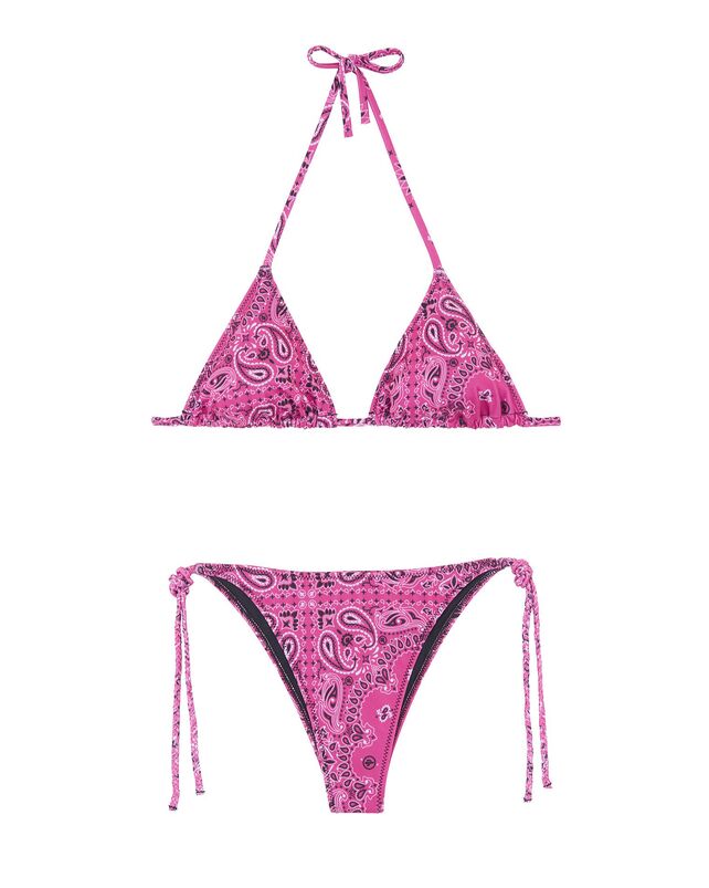 Kujten Maillot De Bain Capri Top Haut De Bikini Imprimé Bandana