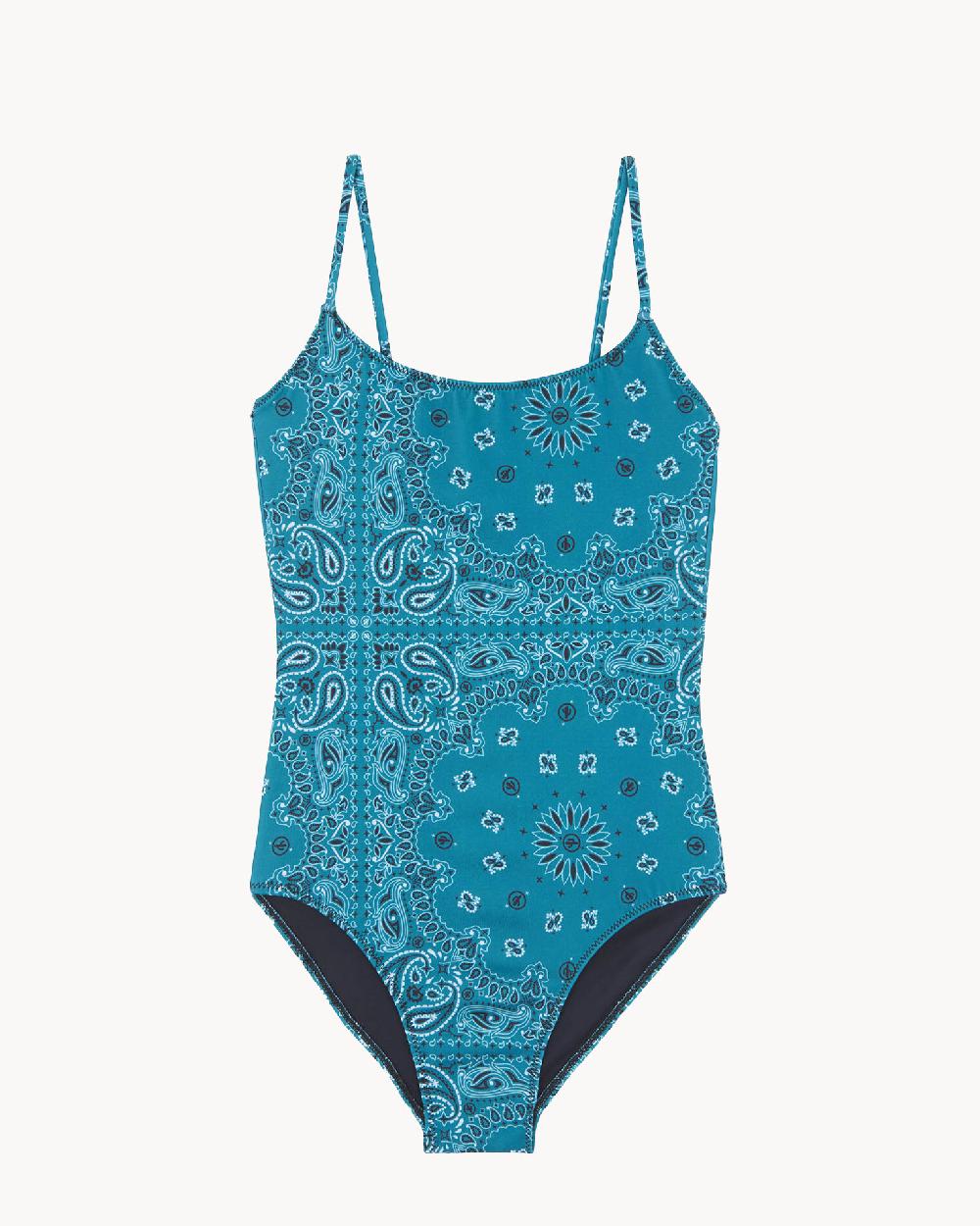 Kujten Maillot De Bain Saint Tropez Maillot De Bain 1 Pièce Imprimé Bandana