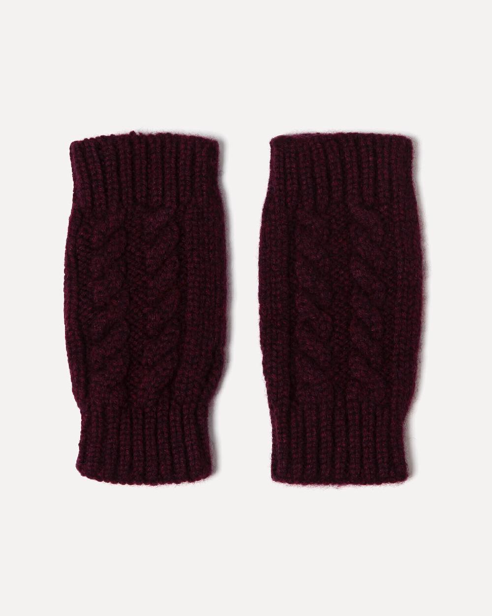 Kujten Mitaines Gama Mitaines Cachemire Courtes Torsadées