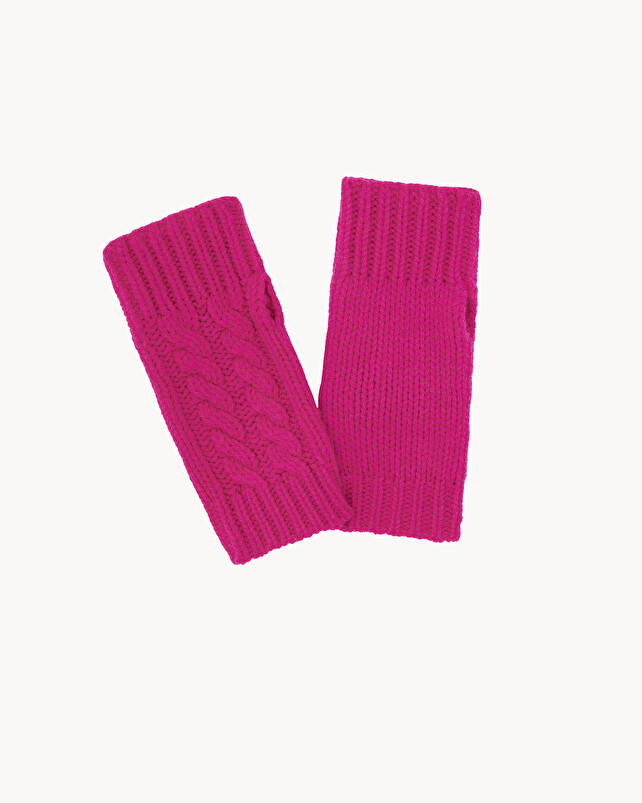 kujten Mitaines gama Mitaines Courtes Cachemire Torsadé 12 fils kujten Mitaines gama Mitaines Courtes Cachemire Torsadé 12 fils