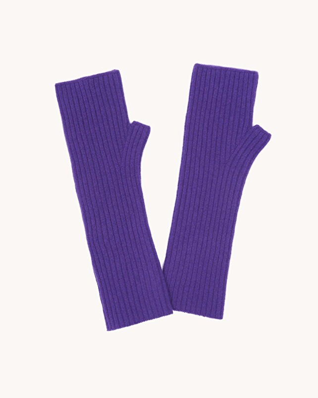 kujten Mitaines knokke Mitaines Cachemire Côtes Plates 2 fils