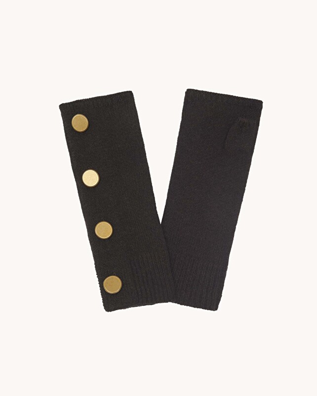 kujten Mitaines salen Mitaines Cachemire Avec Boutons 4 fils