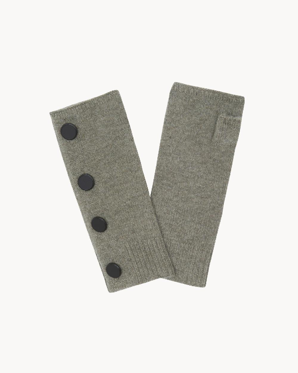 Kujten Mitaines Salen Mitaines Cachemire Avec Boutons 4 Fils