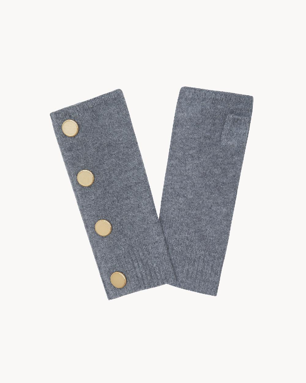 Kujten Mitaines Salen Mitaines Cachemire Avec Boutons 4 Fils