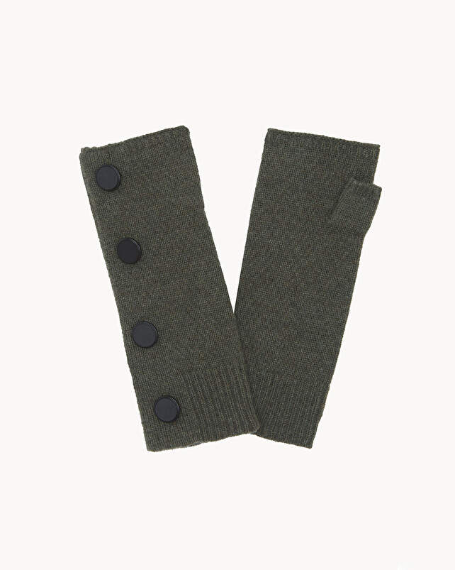 kujten Mitaines salen Mitaines Cachemire avec Boutons 4 fils