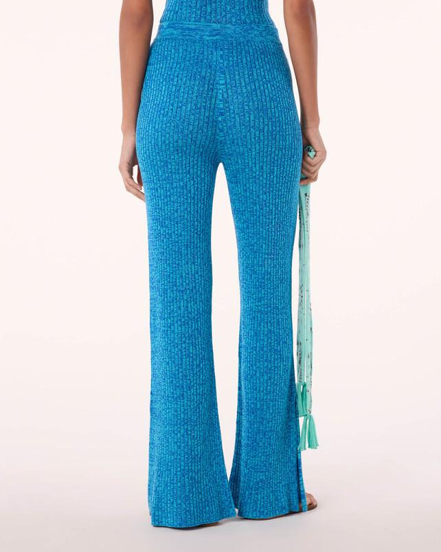 Kujten Pantalon Hadja Pantalon Évasé Soie-Cachemire