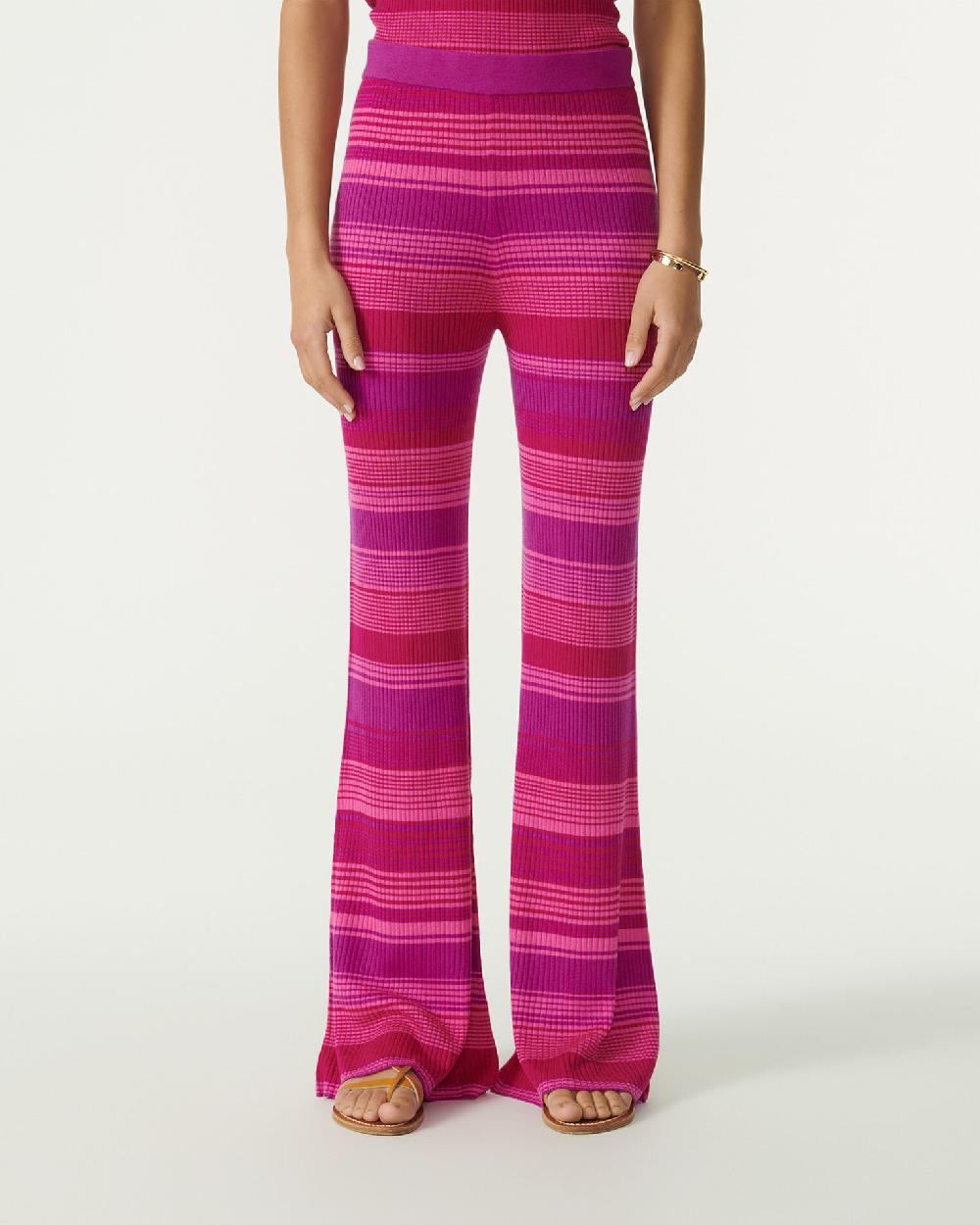 Kujten Pantalon Noela Pantalon Evase Soie-cachemire