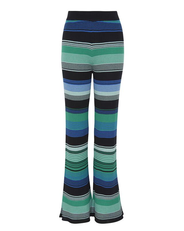 kujten Pantalon noela Pantalon evase soie-cachemire