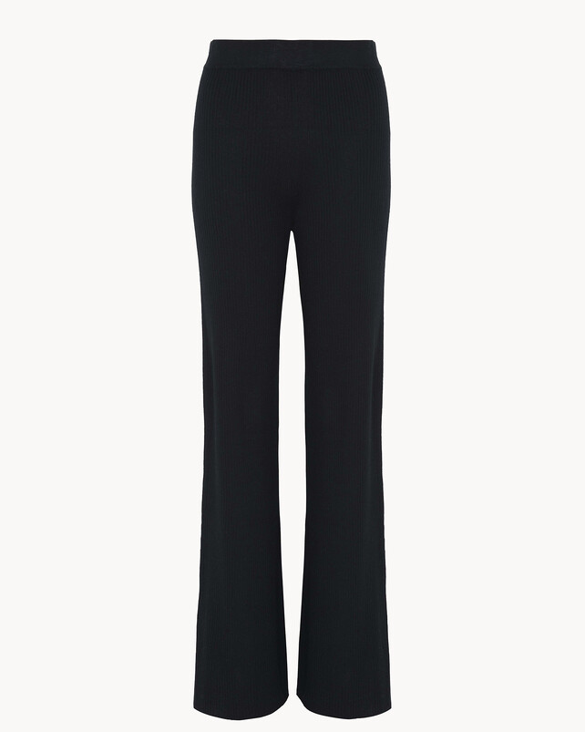 kujten Pantalon rosario Pantalon évasé cachemire et soie