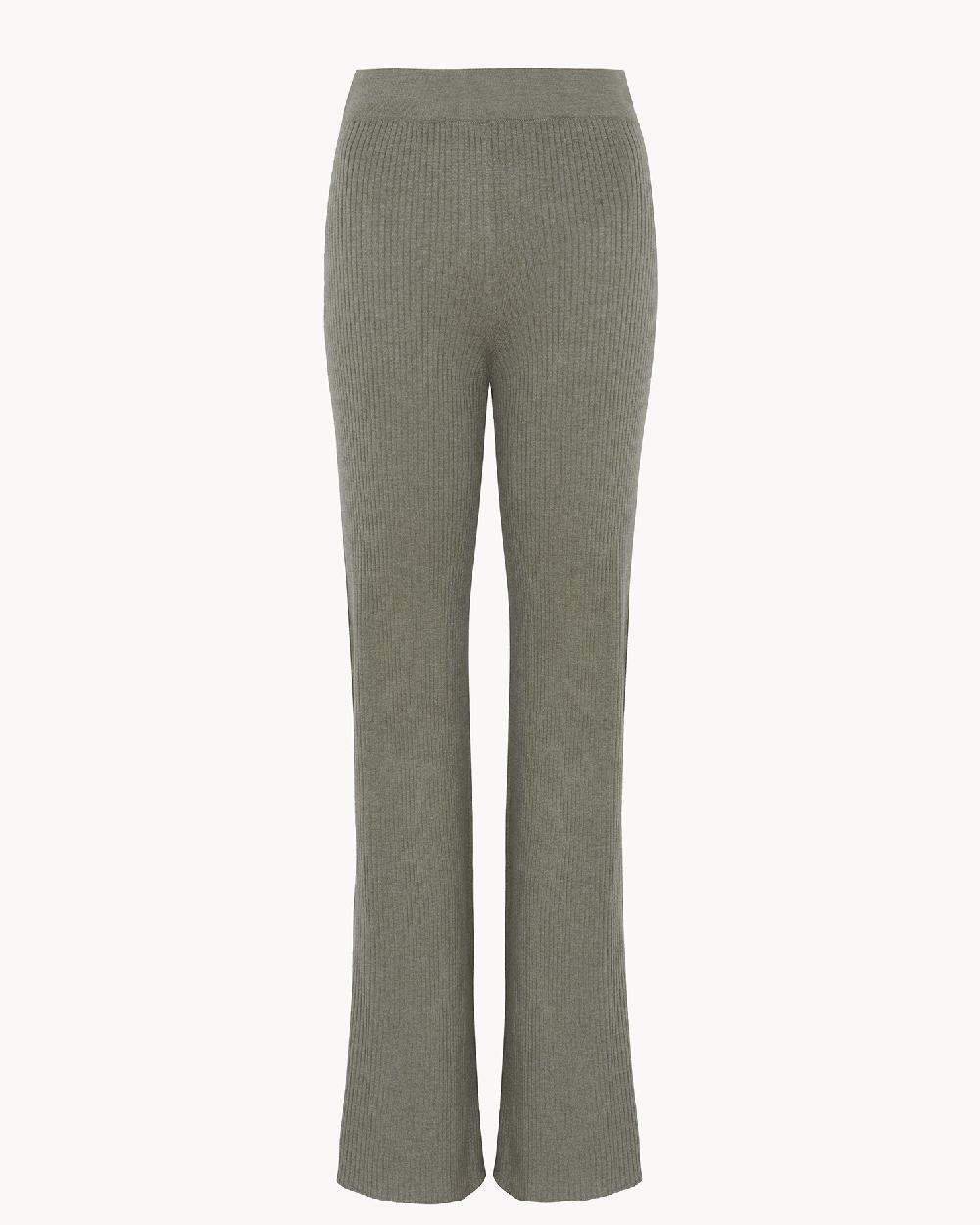 Kujten Pantalon Rosario Pantalon Evase Soie-cachemire