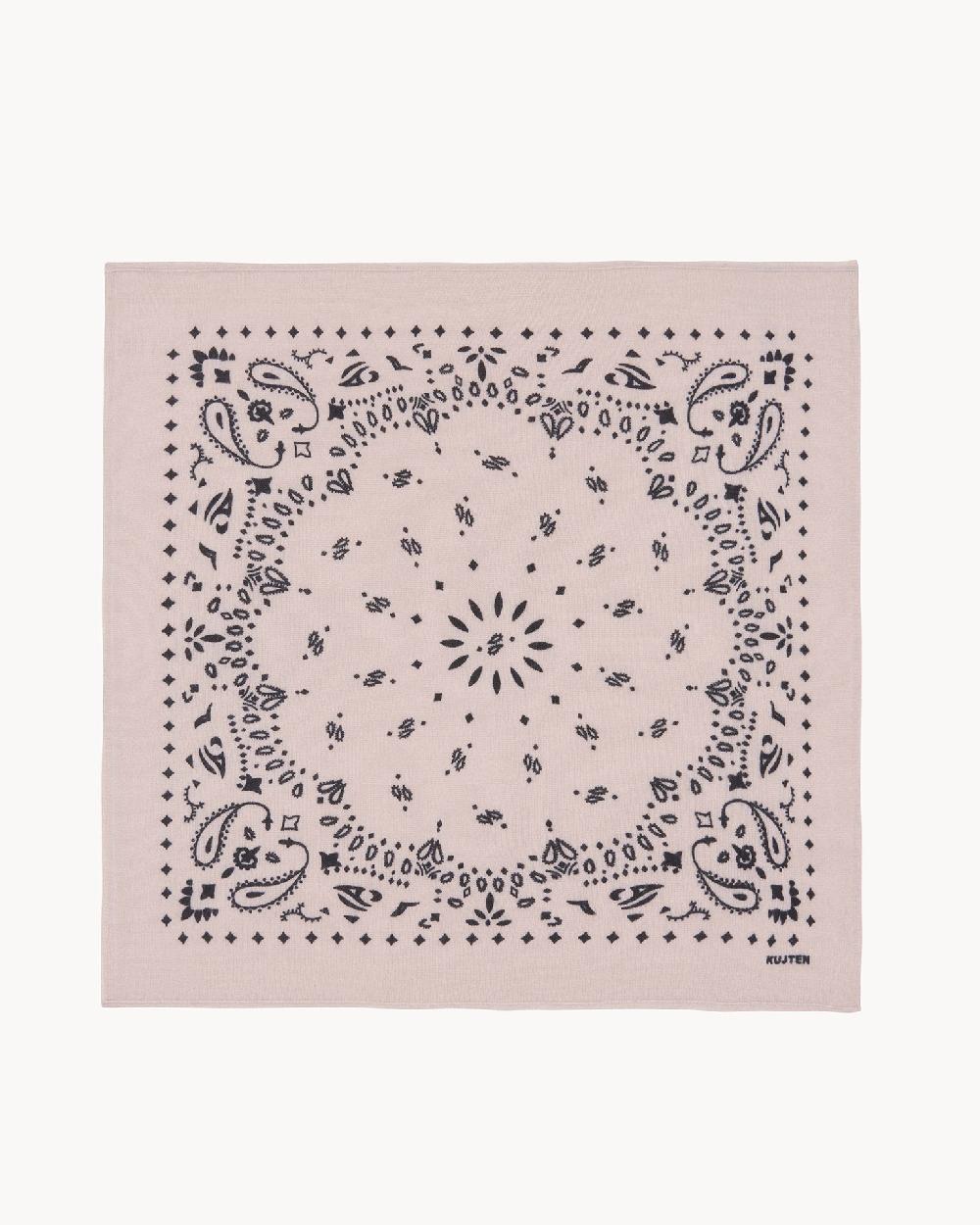 Kujten Petit Bandana Hachi Petit Bandana Cachemire Imprimé 2 Fils