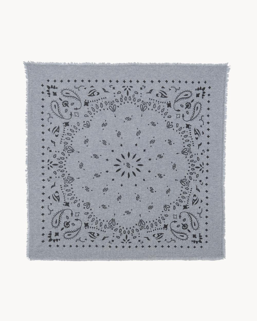 Kujten Petit Bandana Hachi Petit Bandana Cachemire Imprimé 2 Fils