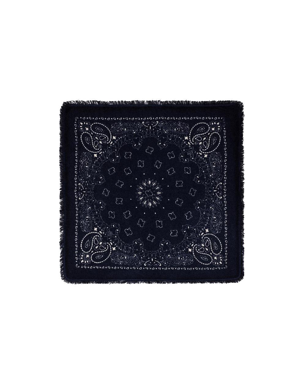 Kujten Petit Bandana Hachi Petit Bandana Cachemire Imprimé 2 Fils