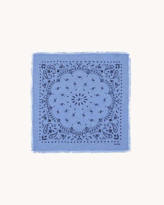 kujten Petit bandana hachi Petit bandana cachemire imprimé 2 fils