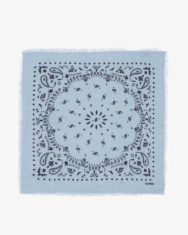 Kujten Petit Bandana Hachi Petit Bandana Cachemire Imprimé 2 Fils