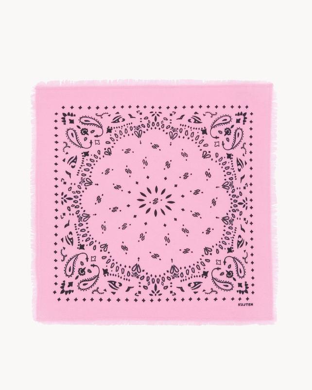 Kujten Petit Bandana Hachi Petit Bandana Cachemire Imprimé 2 Fils