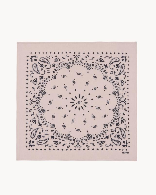 kujten Petit bandana hachi Petit bandana cachemire imprimé 2 fils