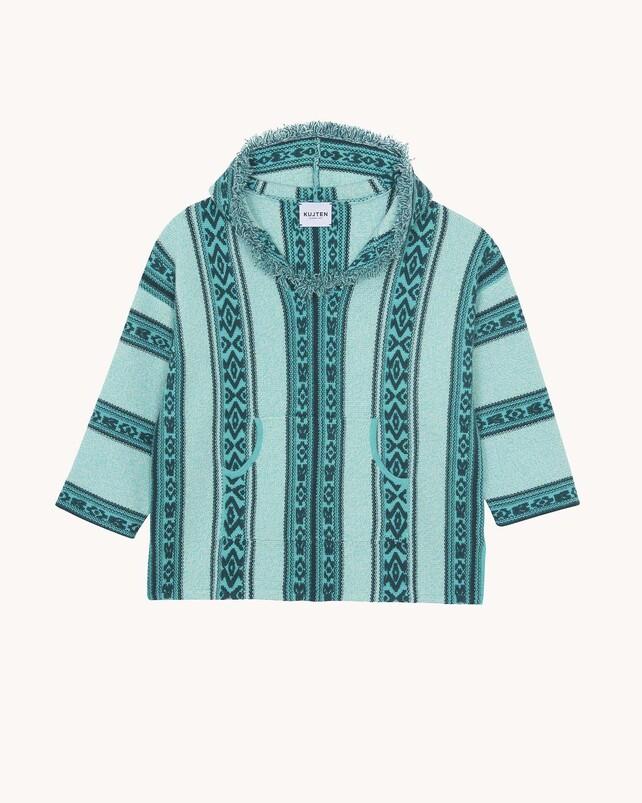 Kujten Poncho Ubud Poncho Oversize Cachemire 4 Fils