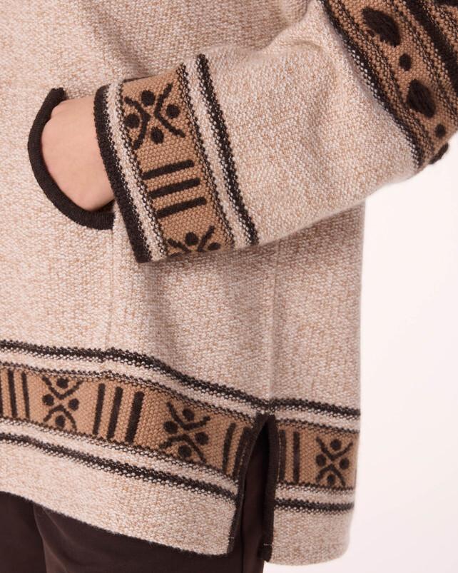 Kujten Poncho Ubudo Poncho Cachemire Bicolore 3 Fils