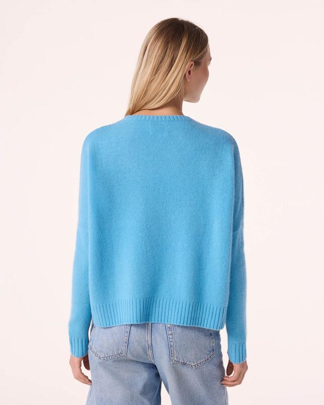 Kujten Pull Amelie Pull Cachemire Col Rond Oversize Femme 2 Fils