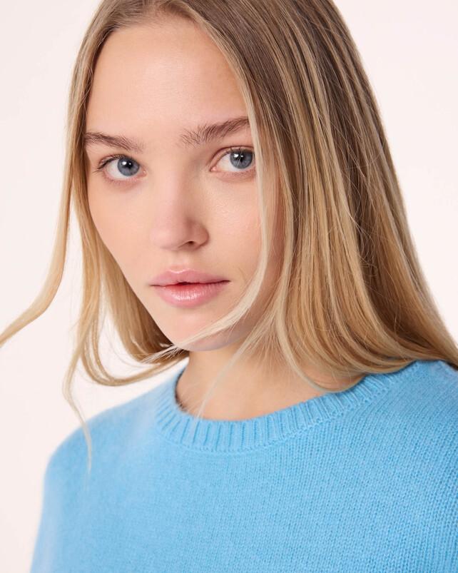 Kujten Pull Amelie Pull Cachemire Col Rond Oversize Femme 2 Fils