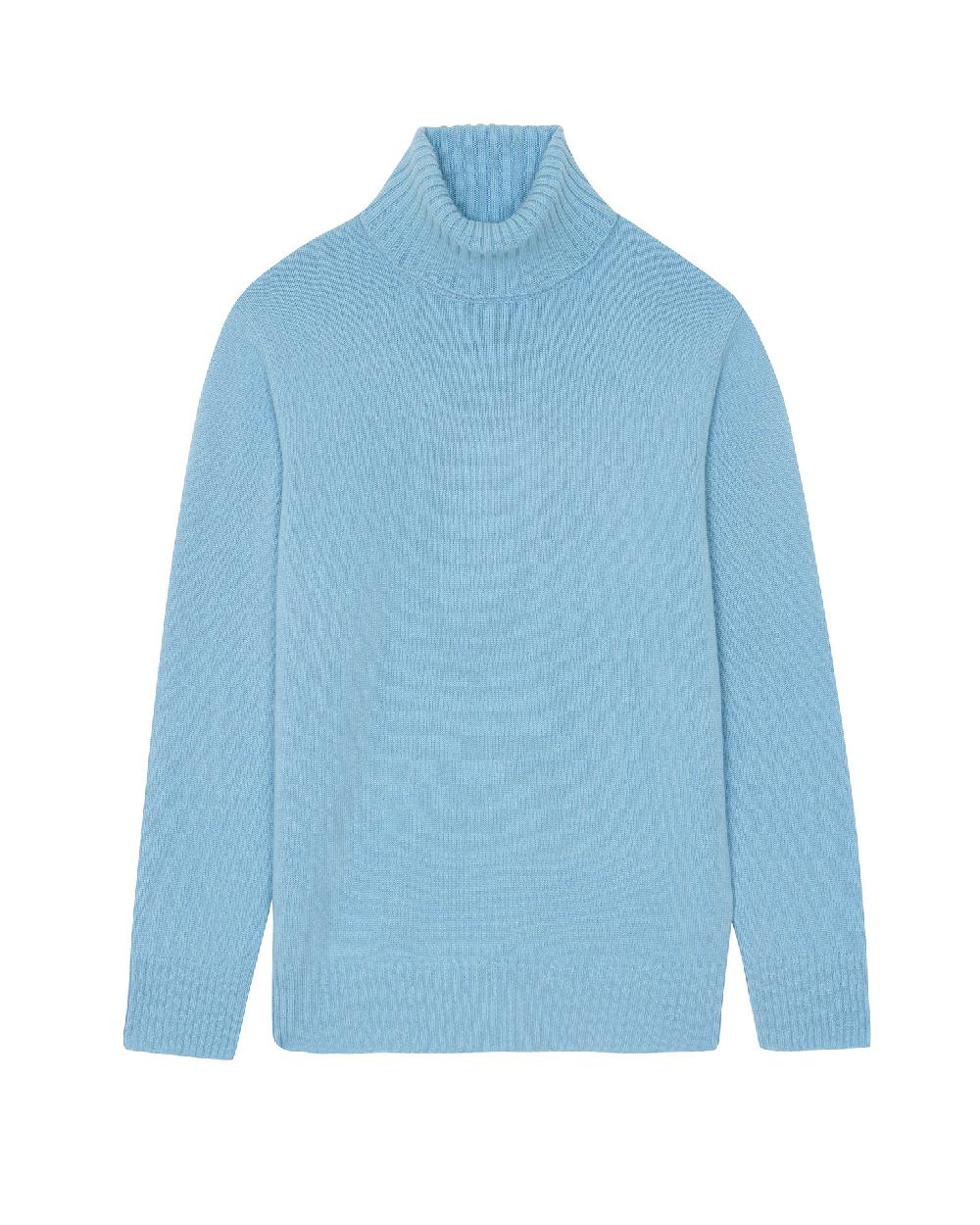 Kujten Pull Antho Pull Cachemire Col Roulé Manches Longues