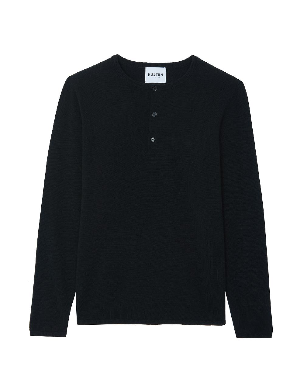 Kujten Pull Apollo Pull Cachemire Homme Col Tunisien