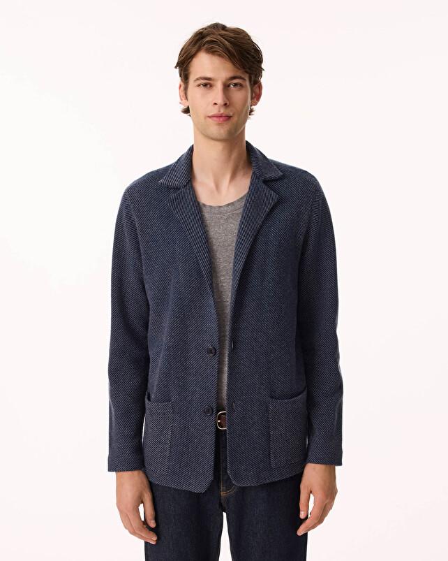 Kujten Pull Armand Pull Cachemire Homme Col Rond 2 Fils