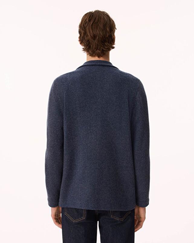 Kujten Pull Armand Pull Cachemire Homme Col Rond 2 Fils