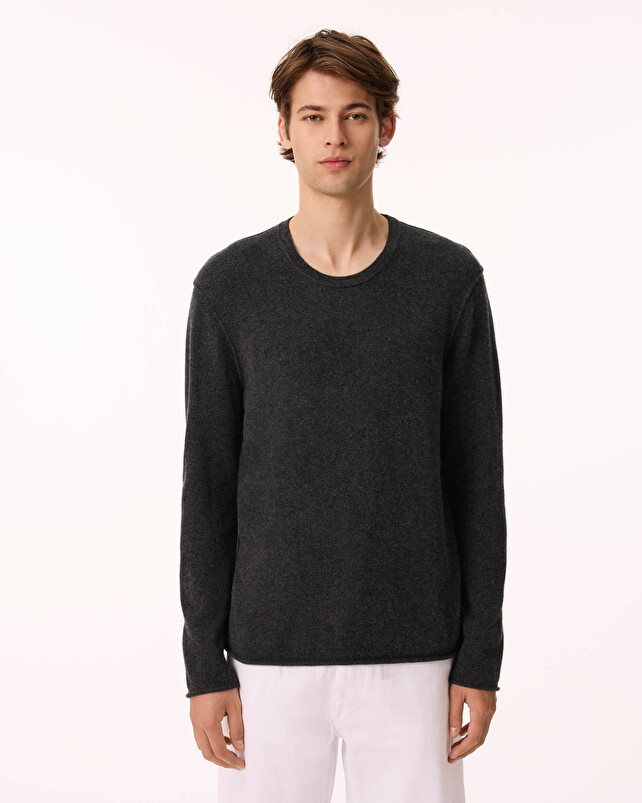 Kujten Pull Armand Pull Cachemire Homme Col Rond 2 Fils