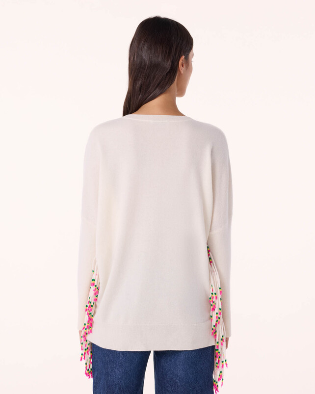 Kujten Pull Ayade Africa Pull Cachemire Bicolore 2 Fils