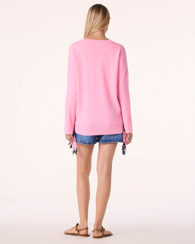 Kujten Pull Ayade Africa Pull Cachemire Bicolore 2 Fils