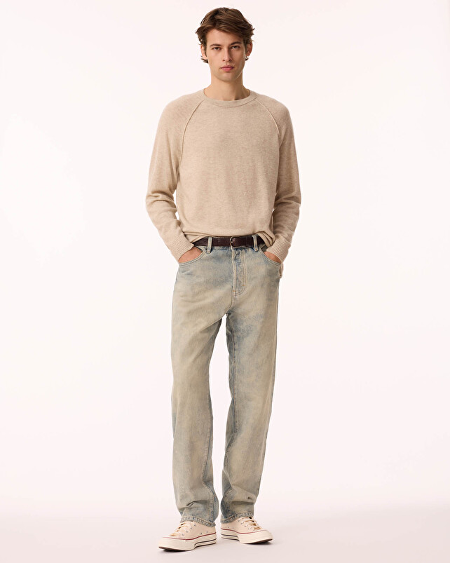 kujten Pull balthazar Pull Cachemire Homme Col Rond 2 fils