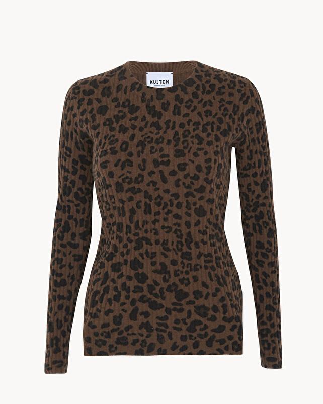 Kujten Pull Bibi Leo Pull Cachemire Femme Col Rond 2 Fils