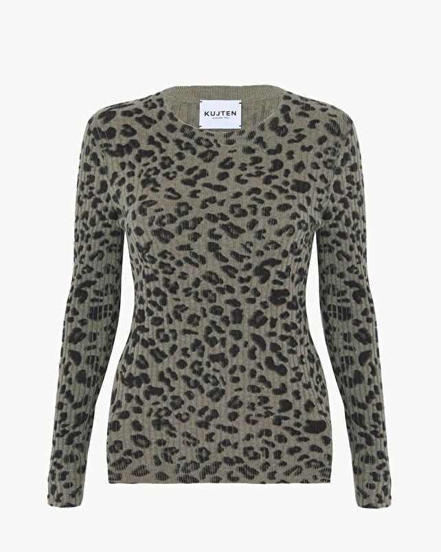 Kujten Pull Bibi Leo Pull Cachemire Femme Col Rond 2 Fils