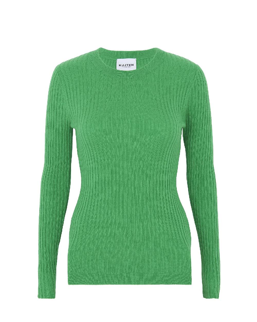 Kujten Pull Bibi Pull Col Rond Manches Longues Côtelees