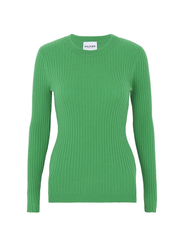 kujten Pull bibi Pull col rond manches longues côtelees