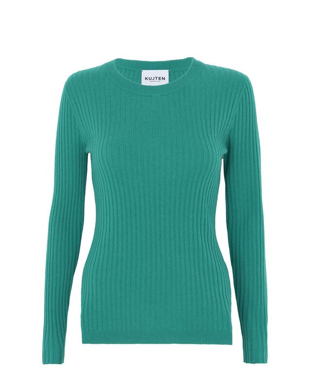 kujten Pull bibi Pull col rond manches longues côtelees