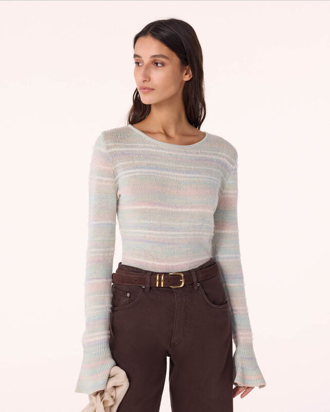 Kujten Pull Bibo Pastel Pull Cachemire Space Dye 2 Fils
