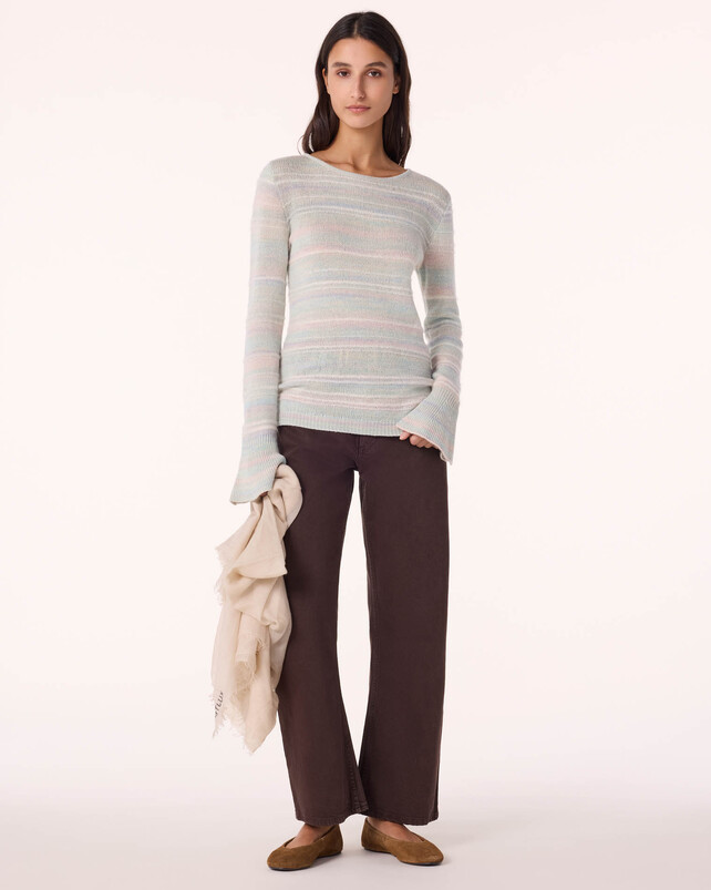 kujten Pull bibo pastel Pull Cachemire Space Dye 2 fils