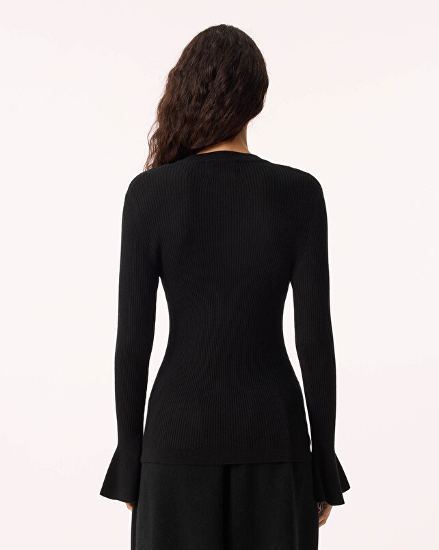 Kujten Pull Bibu Pull Cachemire Femme Col Rond 2 Fils